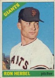 1966 Topps Baseball Cards      331     Ron Herbel